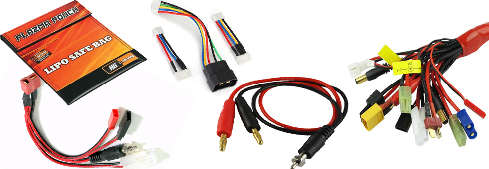 Accesorii Incarcare - Cabluri de incarcare si accesorii pentru incarcarea acumulatorilor dedicati modelismului RC
