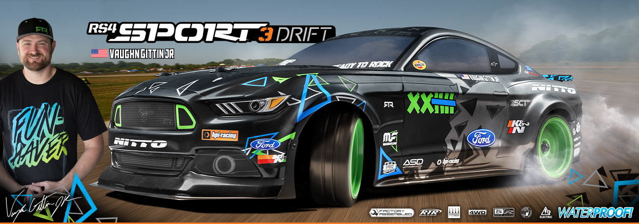 Automodel RC VGJR Monster Energy Ford Mustang RTR